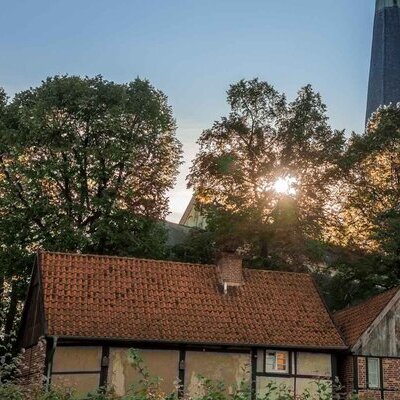 Alte Häuser an der Johannikirche